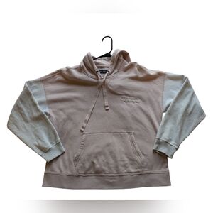 Abercrombie + Fitch Fleece Pink Raglan Sweatshirt Xl Extra Large Soft Girl Cozy